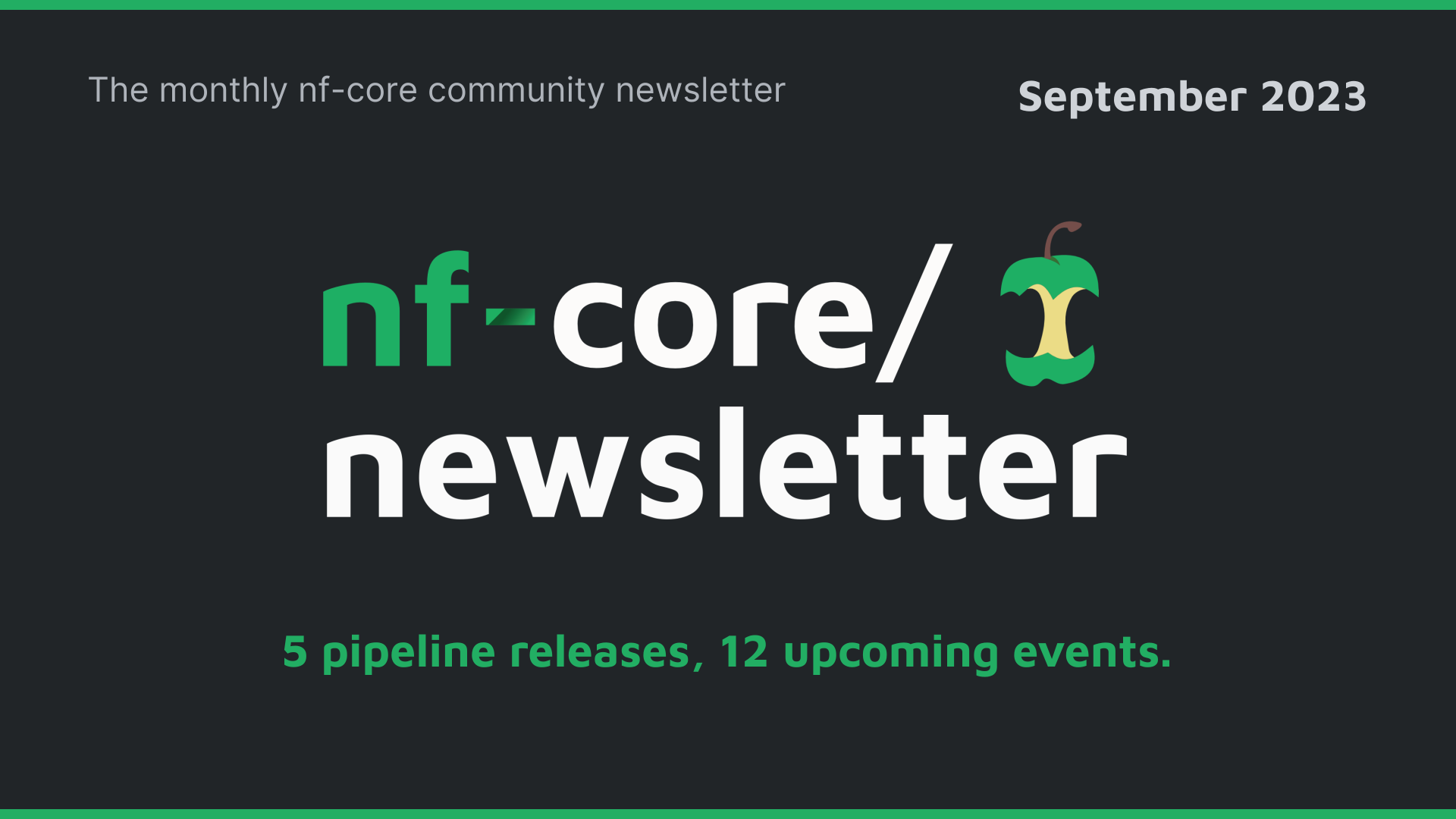 nf-core newsletter — September 2023